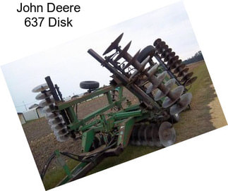 John Deere 637 Disk