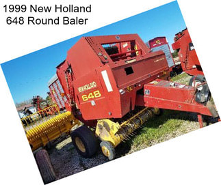 1999 New Holland 648 Round Baler