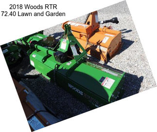 2018 Woods RTR 72.40 Lawn and Garden