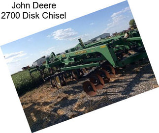 John Deere 2700 Disk Chisel