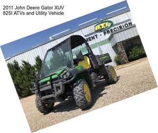 2011 John Deere Gator XUV 825I ATVs and Utility Vehicle