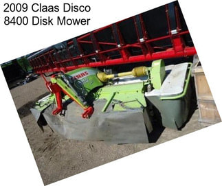 2009 Claas Disco 8400 Disk Mower