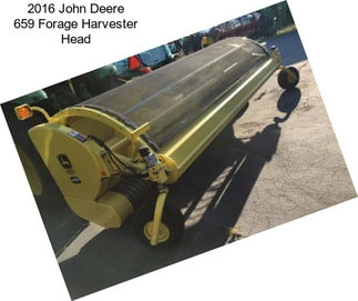 2016 John Deere 659 Forage Harvester Head