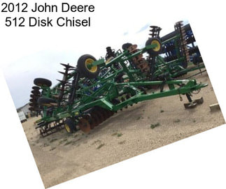 2012 John Deere 512 Disk Chisel