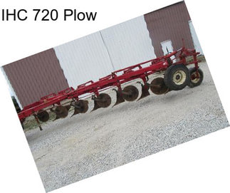 IHC 720 Plow