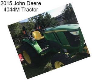 2015 John Deere 4044M Tractor