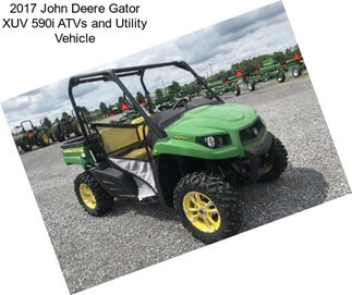 2017 John Deere Gator XUV 590i ATVs and Utility Vehicle