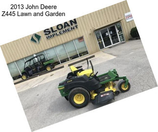 2013 John Deere Z445 Lawn and Garden