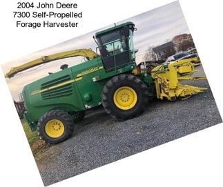 2004 John Deere 7300 Self-Propelled Forage Harvester