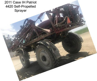 2011 Case IH Patriot 4420 Self-Propelled Sprayer