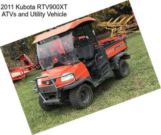 2011 Kubota RTV900XT ATVs and Utility Vehicle