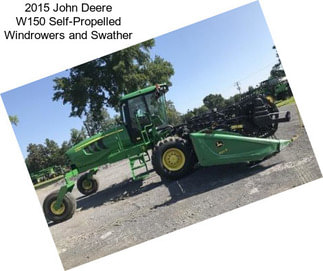 2015 John Deere W150 Self-Propelled Windrowers and Swather