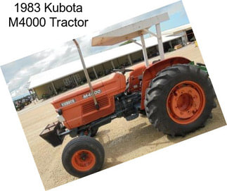 1983 Kubota M4000 Tractor