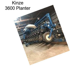 Kinze 3600 Planter