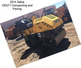 2014 Sakai CR271 Compacting and Paving