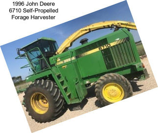 1996 John Deere 6710 Self-Propelled Forage Harvester