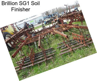 Brillion SG1 Soil Finisher