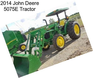 2014 John Deere 5075E Tractor