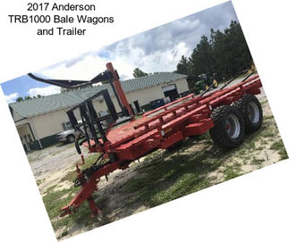 2017 Anderson TRB1000 Bale Wagons and Trailer