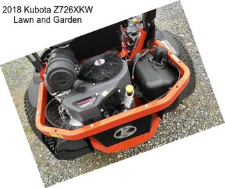 2018 Kubota Z726XKW Lawn and Garden