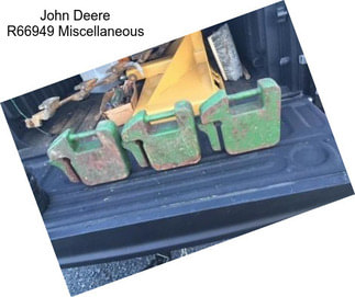John Deere R66949 Miscellaneous