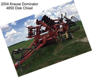 2004 Krause Dominator 4850 Disk Chisel