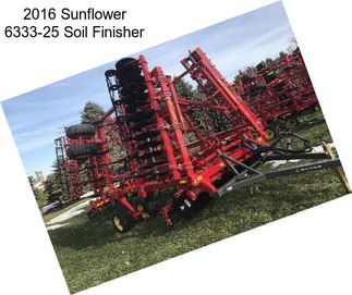 2016 Sunflower 6333-25 Soil Finisher