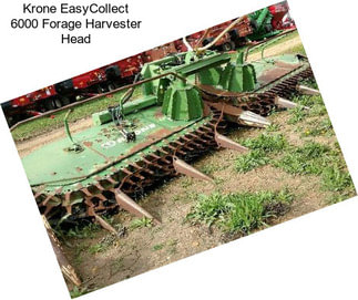 Krone EasyCollect 6000 Forage Harvester Head