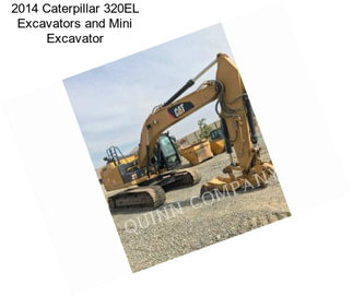 2014 Caterpillar 320EL Excavators and Mini Excavator