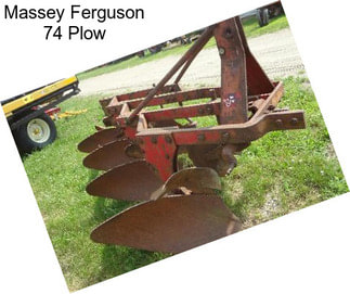 Massey Ferguson 74 Plow