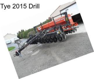 Tye 2015 Drill