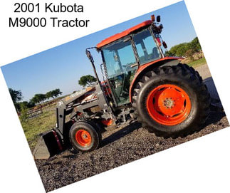 2001 Kubota M9000 Tractor