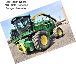 2014 John Deere 7480 Self-Propelled Forage Harvester