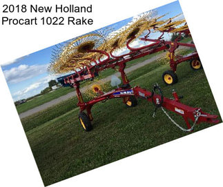 2018 New Holland Procart 1022 Rake
