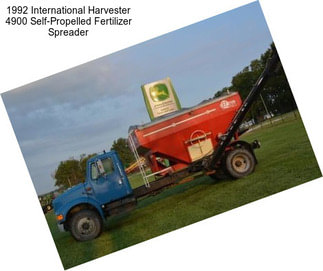 1992 International Harvester 4900 Self-Propelled Fertilizer Spreader