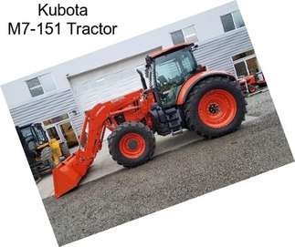 Kubota M7-151 Tractor