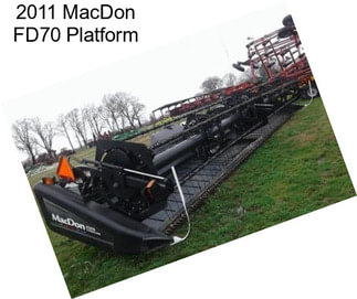 2011 MacDon FD70 Platform