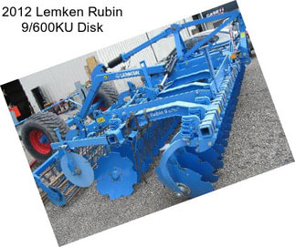 2012 Lemken Rubin 9/600KU Disk