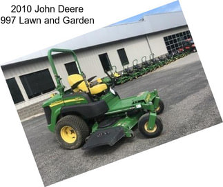 2010 John Deere 997 Lawn and Garden