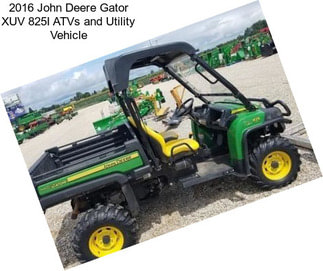 2016 John Deere Gator XUV 825I ATVs and Utility Vehicle