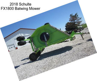 2018 Schulte FX1800 Batwing Mower