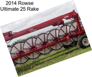 2014 Rowse Ultimate 25 Rake