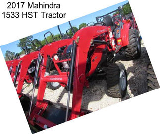 2017 Mahindra 1533 HST Tractor