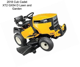 2018 Cub Cadet XT2 GX54 D Lawn and Garden