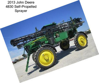 2013 John Deere 4830 Self-Propelled Sprayer