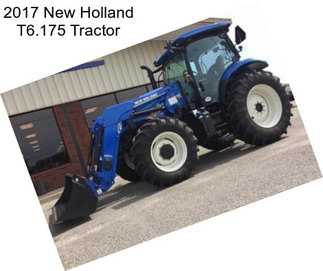 2017 New Holland T6.175 Tractor