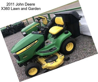 2011 John Deere X360 Lawn and Garden