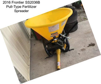 2016 Frontier SS2036B Pull-Type Fertilizer Spreader