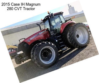 2015 Case IH Magnum 280 CVT Tractor