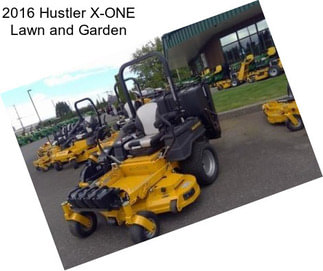 2016 Hustler X-ONE Lawn and Garden